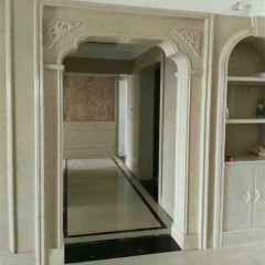 Beige marble inner door surround